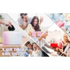 Aosbos Small Makeup Bag Travel Size Makeup Bag Cosmetic Travel