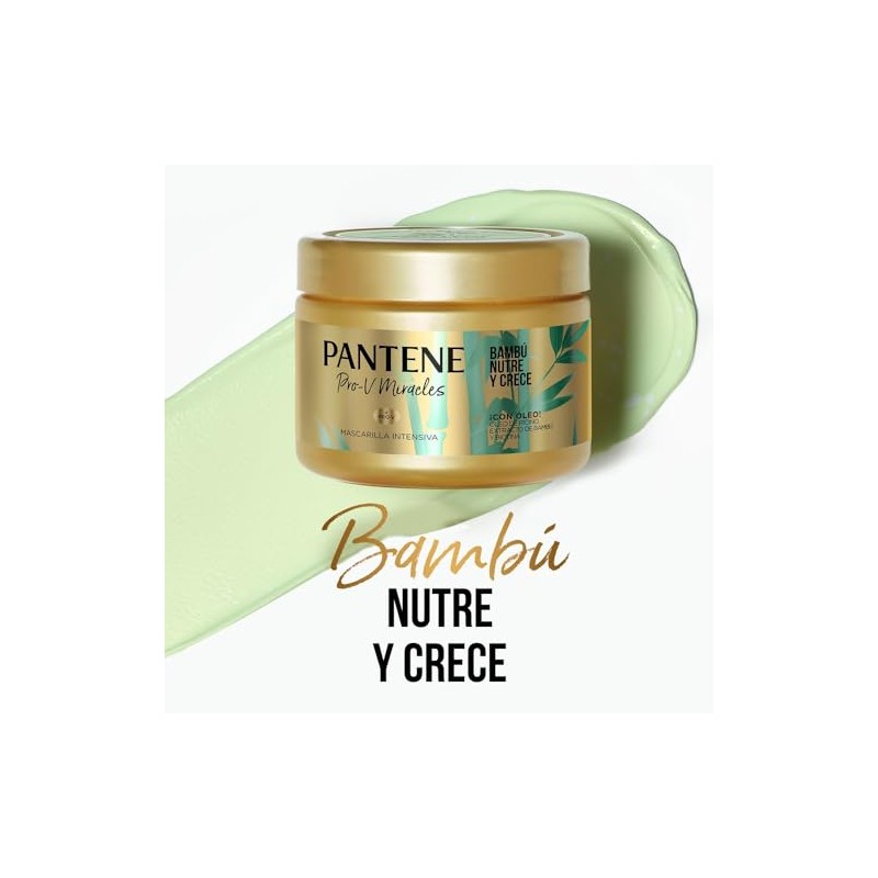 Pantene Pro-V Miracles Bambú Nutre Crece Mascarilla Intensiva 300 ml