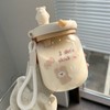 800ml Cute Water Cup with Lid and Straw Plastic Portable