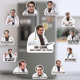 Thapncow Dr. Nowzaradan Fridge Magnet, Dr Now Fridge Magnets, Funny Fridge Magnets, Magnetic Locker Accessories, Locker Magnets, Funny Dr. Nowzaradan, Strong Magnets, Pack of 12