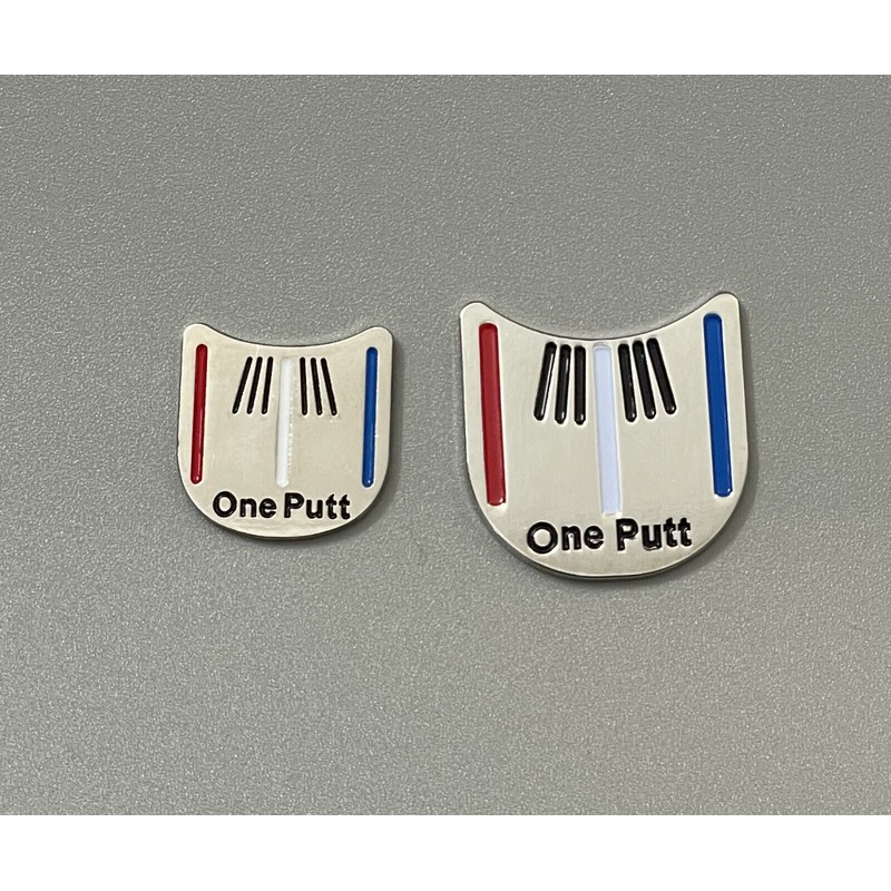 One Putt Golf Small Putting Alignment Aiming Tool Ball Marker