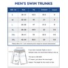 APTRO Men's Swim Trunks with Compression Liner Bathing Suit Quick