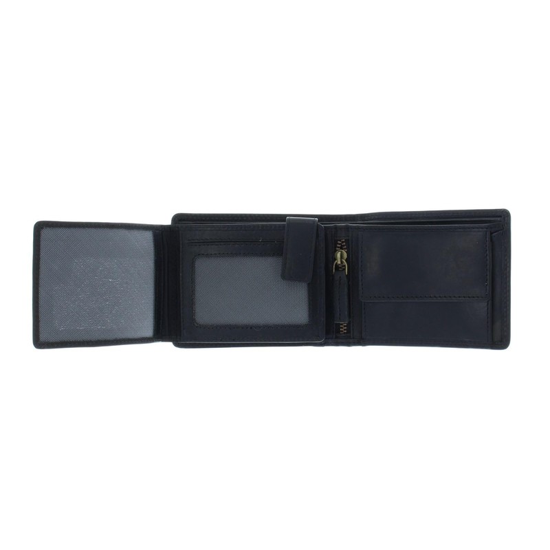 Chiemsee 020481 Men's Genuine Leather Wallet Black, black