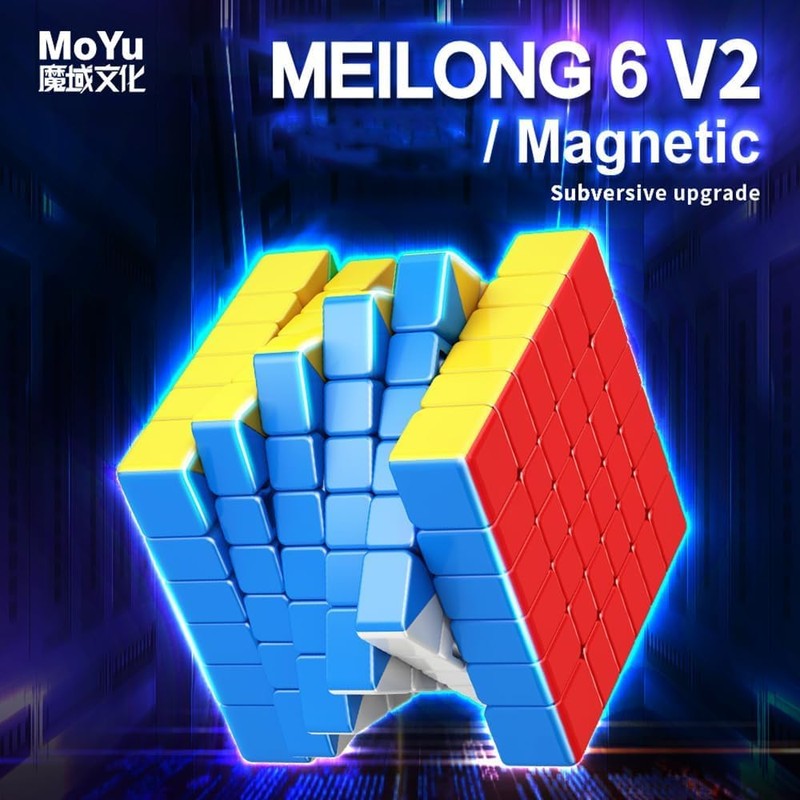 XMDCuber Moyu Meilong 6M V2 Magnetic Speed Cube 6 x