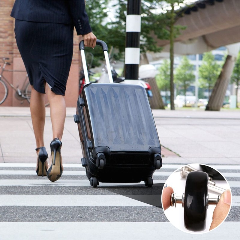 Suitcase Wheels Replacement, Pack of 4 Suitcase Replacement Wheels, Suitcase