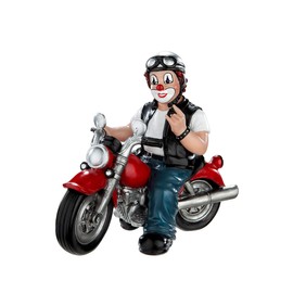 Gildeclown Decorative Figure Biker - Gifts for Men Women - Motorcyclist Lucky Charm - Collectable Figure 11 cm