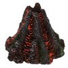KONTONTY Lifelike Volcano Air-Stone Fish Tank Resin Decor Unique Aquarium