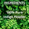 SVATV Natural Indigo Powder (Indigofera Tinctoria) for Black & Natural