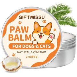 Dog Paw Balm for Dogs & Cats – Natural Paw Care with Avocado Butter & Plant Oils, Soother for Dry, Cracked Pads, Pet Paw Care Cream Dog Nose Balm, 2 oz