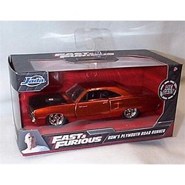 Corgi Jada FAST & FURI0US 1970 Plymouth R0AD RUNNER Orange vehicle 1:32 scale diecast model, 97128RB-04