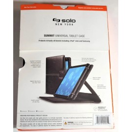 Solo New York Summit Universal Tablet Case for 5.5 Inch to 8.5 Inch Tablets