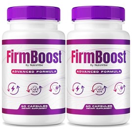 (2 Pack) FirmBoost – Daily Skin Firmness Support Formula with a Clean, Natural Blend Inspired by Collagen | Firm Boost for Smooth Texture, Hydration & Healthy-Looking Skin (120 Capsules)