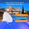 COOLWEST 12V 36W LED Pool Bulb Ocean Blue Light, 4200lm