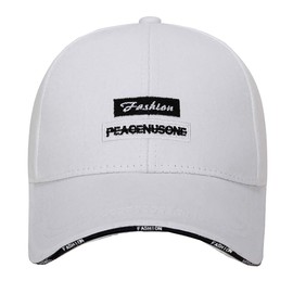 WHITE FANG CA304 Hat, Cap, Logo, Stylish, Simple, Brim Logo, Casual, Men's, Women's