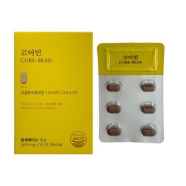 Eurodiet Core Bean Eurodiet Vine Red Bean Extract Powder 600mg x 30 tablets (2) / 코어빈 유로디에트 덩굴팥 추출분말 600mg x 30정 2개
