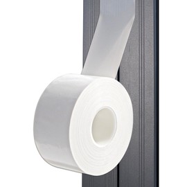 White Window Weather Sealing Tape,Window Draft Isolation Sealing Film Tape,Window AC Seal Air Conditioner Sealing Tape No Residue Waterproof Self Adhesive for Keep Out Cold Air Dust Rain(2IN X 99FT)