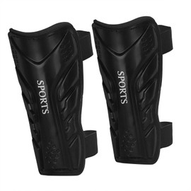 Soccer Shin Guard Kids Shin Guards for Soccer Junior Sports Care Leg Protection Pads Adjustable Absorption Shock Breathable Injury Prevention Calf Supporter Child Futsal Running Exercise Equipment 1 Pair Black