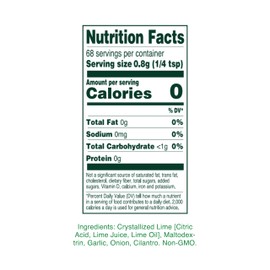 True Lime Garlic and Cilantro Spice Blend, 1.94 oz, 18 pack