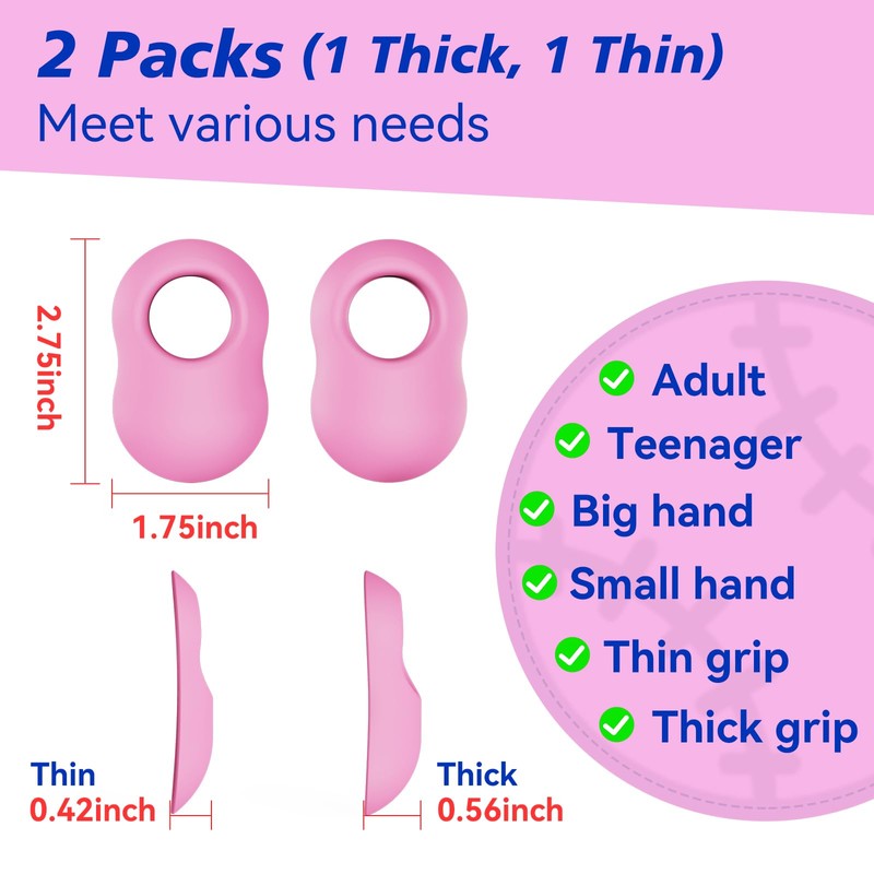 2 Pack Batter's Baseball Thumb Guard for Pro Batters, Hitter