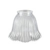 Aspen Creative 23164-4 Transitional Clear Beaded Ceiling Fan Replacement Glass