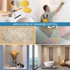 2 Pieces Knockdown Texture Sponge with 2 Pieces Scrapers for