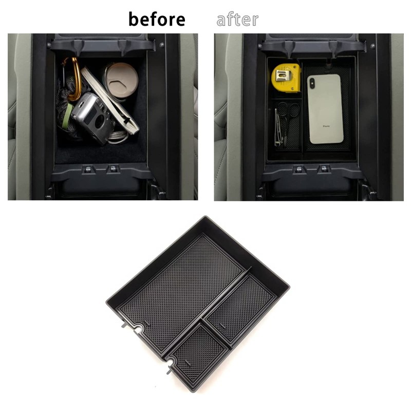 HAPPYHORSE Car Handrails Storage Box for Rivian R1T R1S 2022+