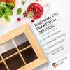 smartday Bamboo Tea Box with Viewing Window - Tea Bag