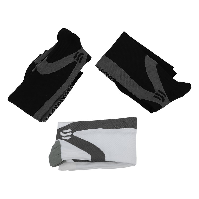 3 Packs Compression Socks Nylon Wire Ventilate Athletic Calf Socks