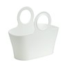 Inomata-k Tote Bag, Orb, White, Approx. 12.1 x 6.3 x
