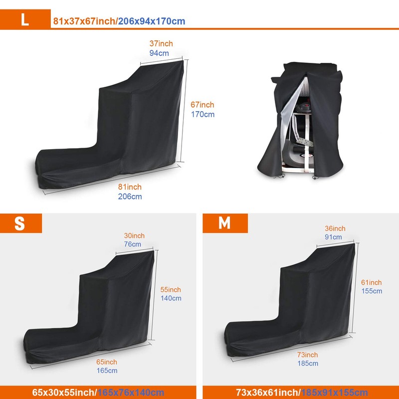 POMER Treadmill Cover 81", Tela Oxford Resistente al Polvo y