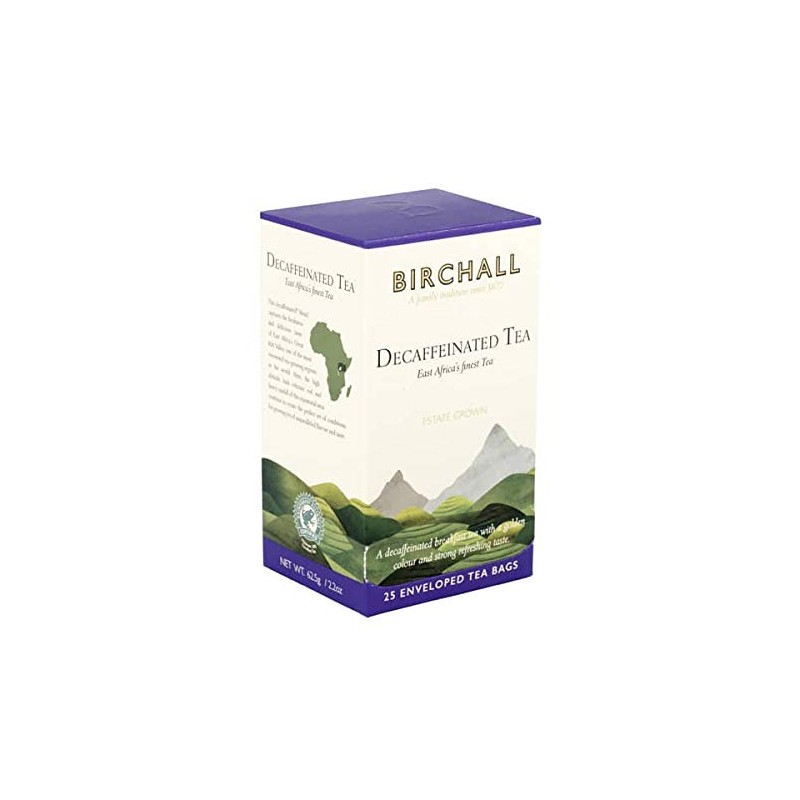 Birchall Premium Decaffeinated Tea 25 Enveloped Tea Bags