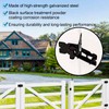 Self Locking Gate Latch and Gate Hinges Set Heavy Duty