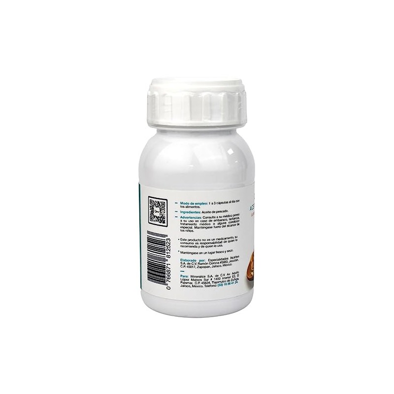 Omega 3 aceite de pescado 90 gelcaps 1480 mg c/u