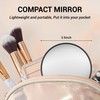Magnifying Mirror 10X&30X Set, Magnified Mirror 3.5" with Two Suction