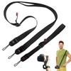 JNWYH Camera Strap Quick Release Black Camera Shoulder Strap for