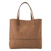 K. Carroll Accessories Oversized suede Taylor Tote in Camel