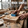 8 Pack Sanding Sponge Blocks,60 Grit Cuttable Washable Reusable Wet