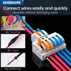 GKEEMARS 65 Pcs Compact Splicing Wire Connectors Assortment Pack, Quick