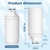 2-Pack Water Filter Replacement, Compatible with Brita Hub Instant Powerful