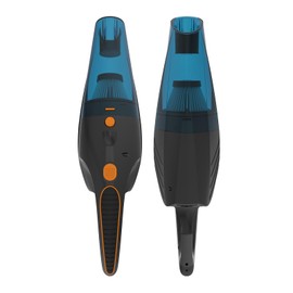 SEALON GV02 Handheld Rechargeable Car Vacuum Cleaner, 10KPa Vacuum Cleaner and Air Duster, High Power Hand Held Vacuum with LED Light and Multi-Nozzles for Car, Home, Office, Pet （Orange 2 Pack）