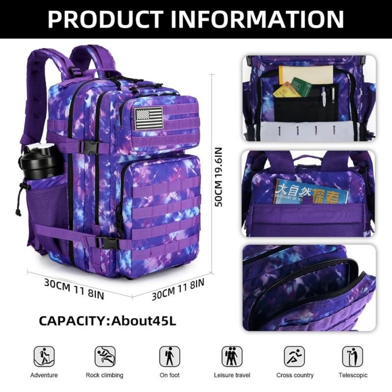 45L Tactical Assault Backpack 3 day assault pack with Waterproof