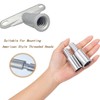 Broom Handle Bracket,5mm Thickness Deck Brush Accessories,Aluminum One-Piece Casting Metal