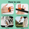 lasuroa 2pcs Golf Training Grip Aid, 2 Sizes Silicone Golf