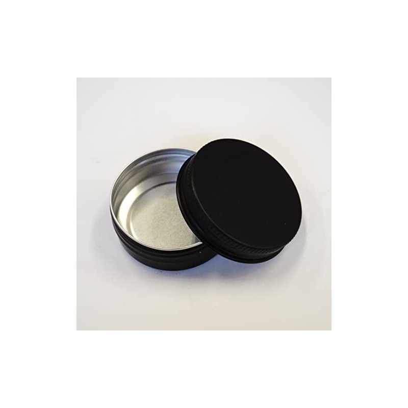 Cream Case, 1.1 oz (30 g), Black, Aluminum, Cream Can,
