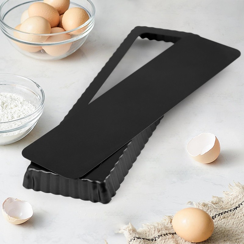 WENLISELL 2 PCS Rectangular Tart Tin for Baking, 14inch Long