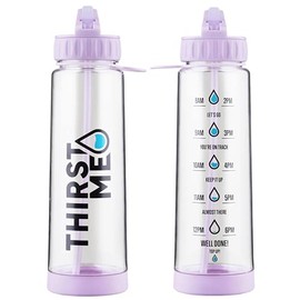 Thirstme Lilac 900ml Hydration Tracker water bottle
