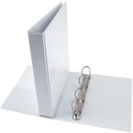 Whitebox Presentation 65mm 4D-Ring Binder - White