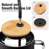 [通拓商品]50oz Glass Cup with Handle Reusable Bamboo Lids Water Bottle