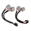 Cunyuer 2 PCS 9003 H4 Headlights Wiring Harness Adapters, 2