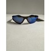 Foster Grant Sports Sunglasses with Blue Mirror Lenses, Black Frame,